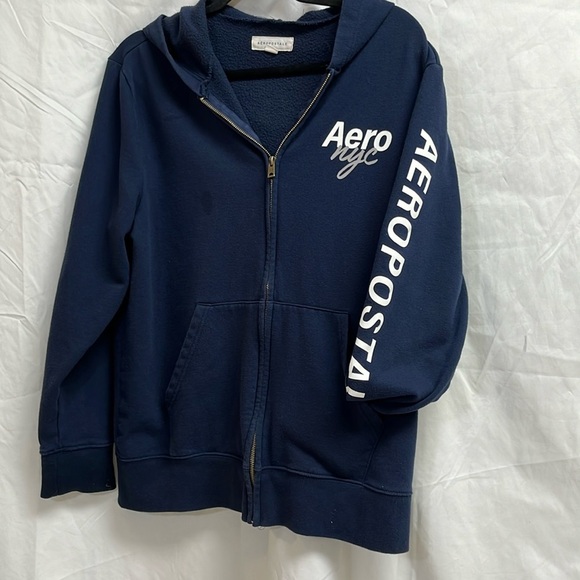 Aeropostale Tops - Aeropostale size large navy blue long sleeve sweatshirt